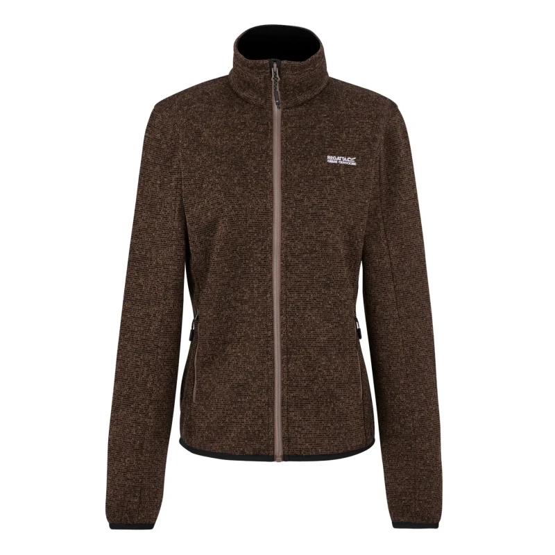 Image of Womens Full Zip Fleece Regatta Newhill Marron Female 42