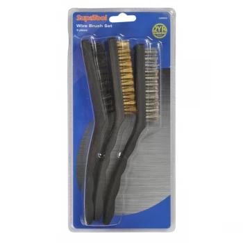 image of SupaTool 3 Piece Wire Brush Set