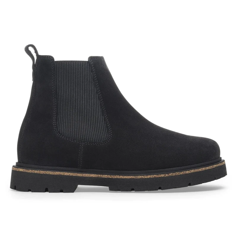 Image of Birkenstock Boots Birkenstock Highwood Suede Leather Noir Male 41 Etroit