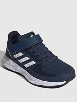 Image of adidas Runfalcon 2.0 Childrens - Navy/White, Size 1