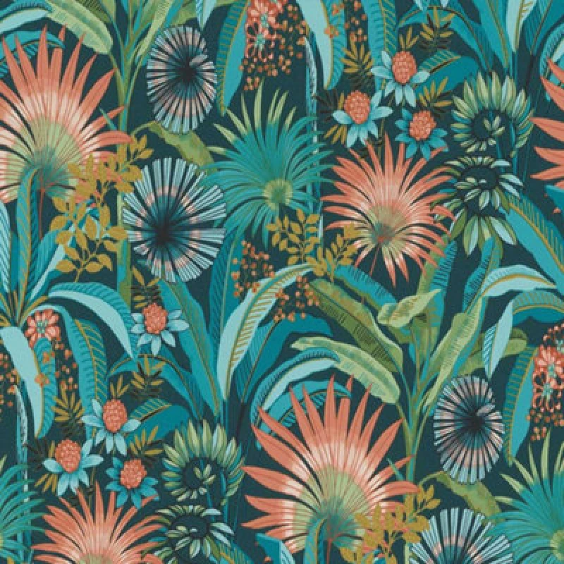Image of Erismann Martinique Tropical Multi Wallpaper Botanical Paste The Wall Vinyl