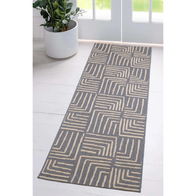 Image of Homemaker Eden Patches Runner Navy Navy unisex 67x200cm