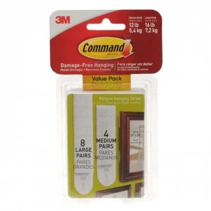 Image of Command Value Pack Hold Strips - White