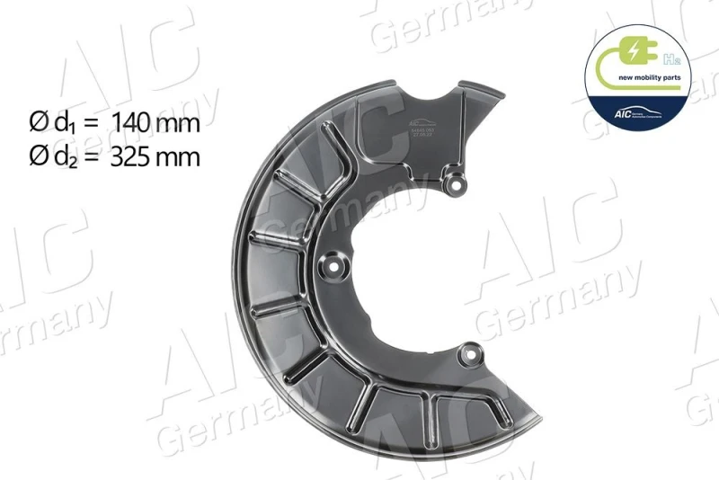 Image of Brake disc backing plate AIC 54845