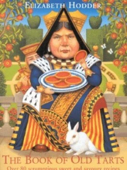 Image of The Book of Old Tarts by Elizabeth Hodder Book