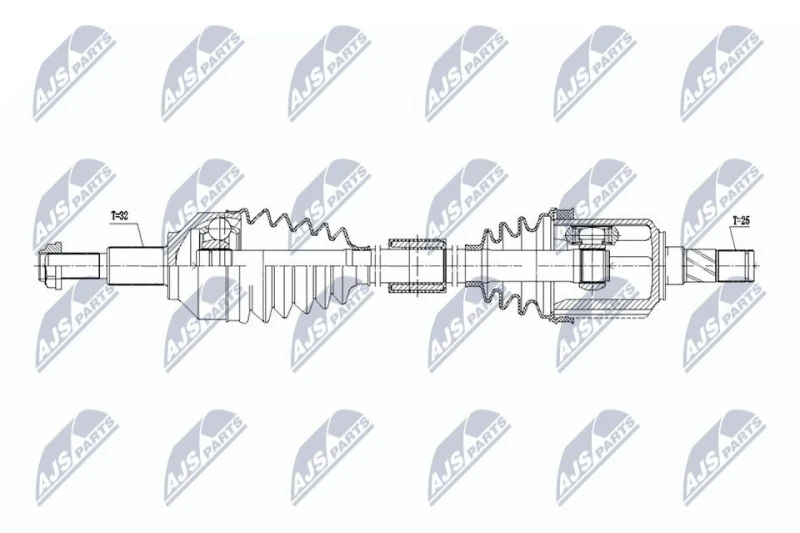 Image of NTY Drive shaft NTY NPW-CH-158