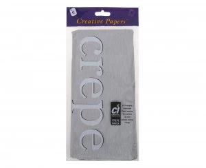 Image of Creativity Crepe Paper 250x50cm Silver