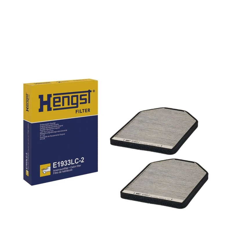 Image of HENGST FILTER E1933LC-2 Pollen filter Activated Carbon Filter Filter,interior air (424)