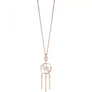 image of Ladies Guess Rose Gold Plated Miss Divine Necklace