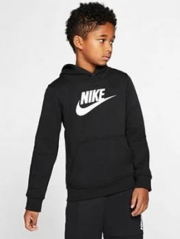 Image of Nike Sportswear Older Boys Amplify Hoodie - Black/Grey, Size S, 8-10 Years