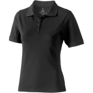 image of Elevate Calgary Short Sleeve Ladies Polo (L) (Anthracite)