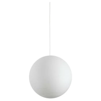 image of Ideal Lux Lighting - Ideal Lux CARTA - Indoor Globe Ceiling Pendant Lamp 1 Light White, E27