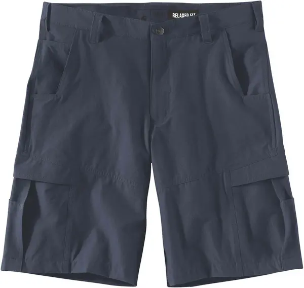 Image of Carhartt Force Madden Ripstop Cargo Shorts, blue, Size 30