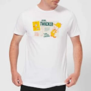 Image of Looney Tunes ACME Twacker Mens T-Shirt - White - 3XL