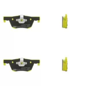 Image of RIDEX PLUS Brake pad set prepared for wear indicator 402B0531P Brake pads,Brake pad set, disc brake BMW,1 Schragheck (F20),3 Touring (F31)