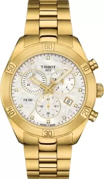 Image of Tissot Watch PR 100 Sport Chic Chronograph - White