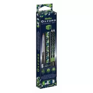 Image of Helix Oxford Geo Student Set - Green