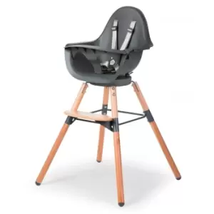 image of Childhome Evolu One.80° High Chair - Natural / Anthracite