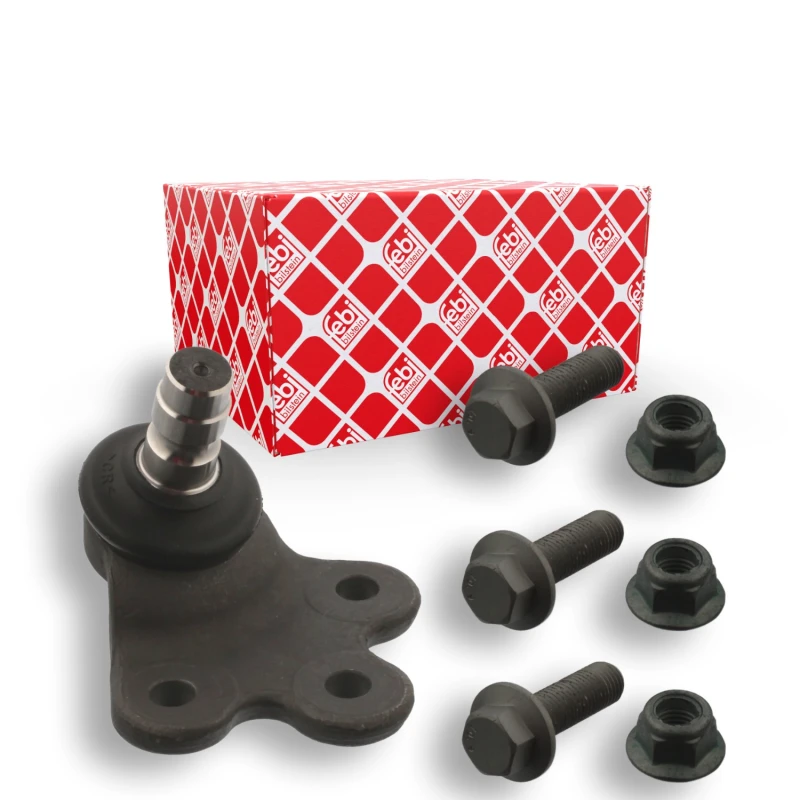 Image of FEBI BILSTEIN 44180 Ball joint Front Axle Right, with nuts, with bolts/screws Support-/Steering Link (2462)