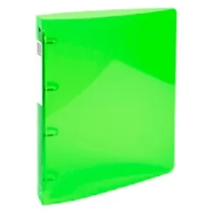 image of Iderama PP Ringbinder A4+ 4O Rings 30mm, S40mm, Anise Green, Pack of 10