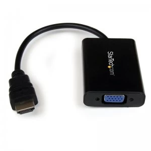 image of StarTech.com HDMI to VGA Adapter with Audio - 1080p - Active HDMI to V