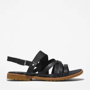 image of Timberland Chicago Riverside Backstrap Sandal For Her In Black Black, Size 3.5