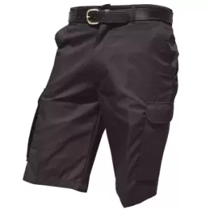 image of Warrior Mens Cargo Work Shorts (30) (Black)