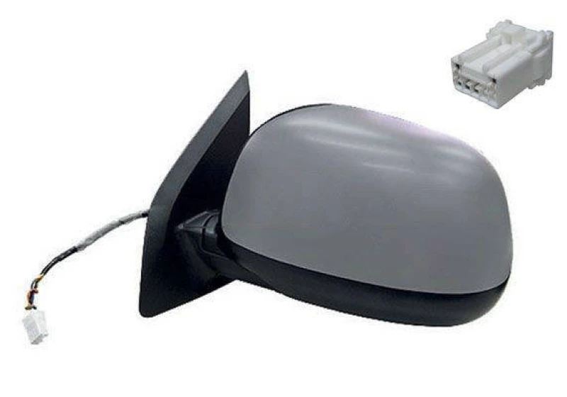 Image of ALKAR 6141859 Wing mirror Left, Electric, Convex, primed Outside Mirror (50)