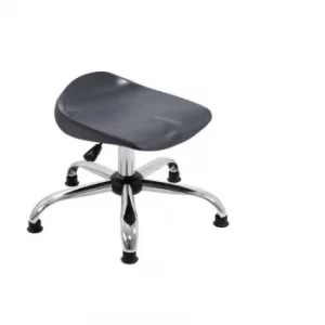 TC Office Titan Swivel Junior Stool with Castors 405-475mm, Grey