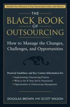 Image of The Black Book of Outsourcing by Douglas Brown Hardback