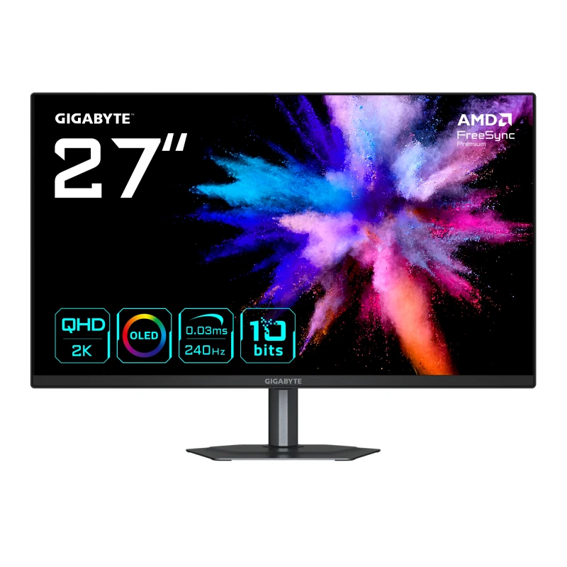 Image of Gigabyte Gigabyte GO27Q24 27OLED 2K QHD 240Hz Gaming Monitor GO27Q24 EU