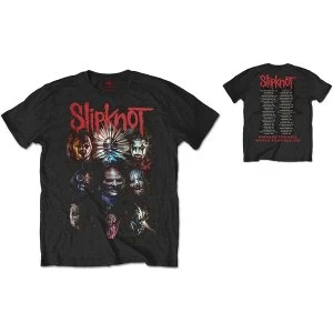 image of Slipknot - Prepare for Hell 2014-2015 Tour Unisex XX-Large T-Shirt - Black