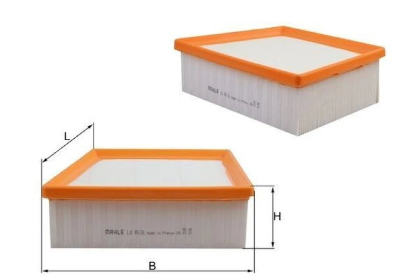 Image of Air filter MAHLE LX 4638