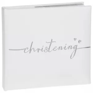Image of Modern Script Christening Album Large 4x6