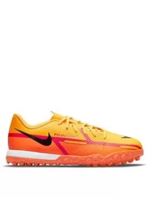Image of Nike Junior Phantom Gt Academy Astro Turf Football Boot, Orange, Size 4