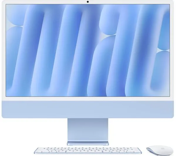 Image of Apple iMac 24", M4, 10-Core GPU, 256GB - 2024 - Blue