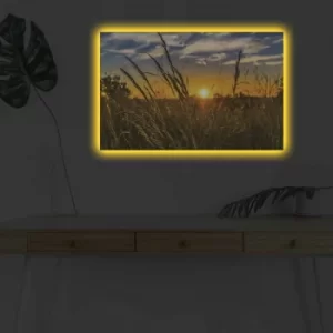 Image of 4570DHDACT-172 Multicolor Decorative LED Lighted Canvas Painting
