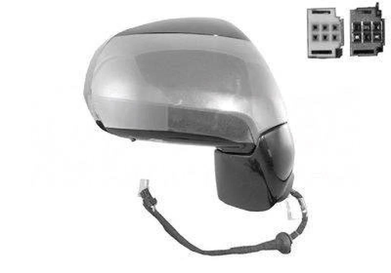 Image of VAN WEZEL 0928808 Wing mirror * HAGUS * Right, with temperature sensor Outside Mirror (50)