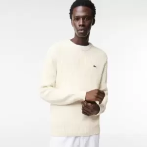 Image of Lacoste Classic Fit Crew Neck, Lapland, Male, Crewnecks, AH0255-00-XFJ