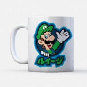 image of Nintendo Super Mario Luigi Kanji Mug