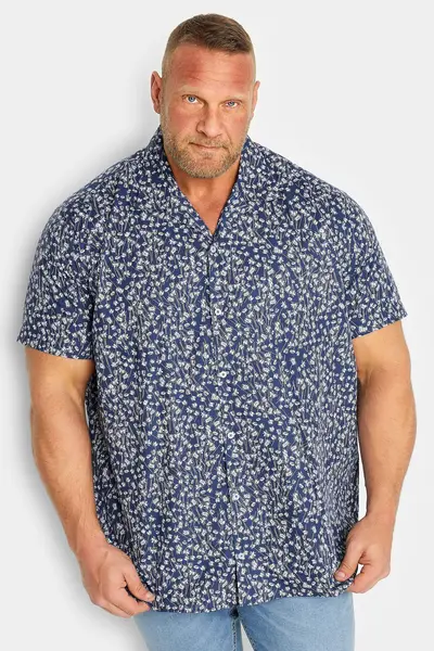 image of BadRhino Floral Shirt Blue