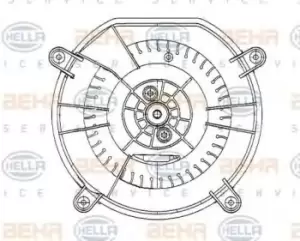 Image of Air Conditioning fan 8EW009159-601 by BEHR