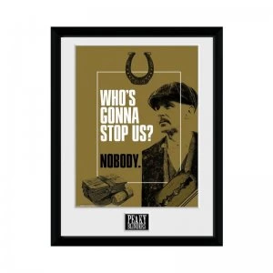 image of Peaky Blinders Whos Gonna Stop Us Framed Print