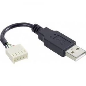 image of ESKA 14193 USB Adapter Connection Cable 2.0 Plug straight USB A