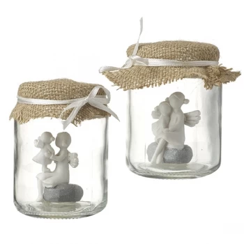 Image of Angel Decoration In Jar By Heaven Sends