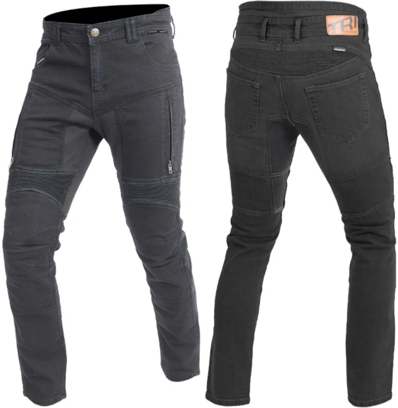 Image of Trilobite 2461 Parado Monolayer Slim Fit Men Jeans Short Black Size 44