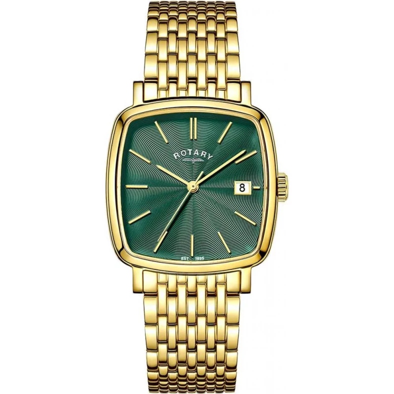Image of Rotary Rotary Men RGB05308-24 Heritage Astoria 32mm Quartz Watch in Gold Gold One Size Male 5018479164630