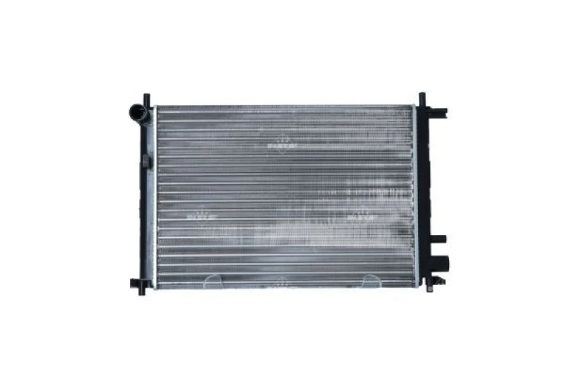 Image of NRF 54667 Engine radiator Mechanically jointed cooling fins, Aluminium, with mounting parts Aluminium Radiator,engine cooling (470)
