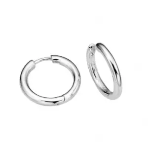 image of Beginnings Sterling Silver E3459 Huggie Earrings