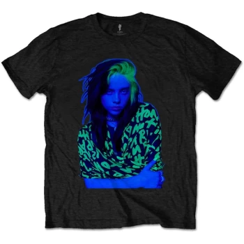 Image of Billie Eilish - Press Photo Unisex Large T-Shirt - Black